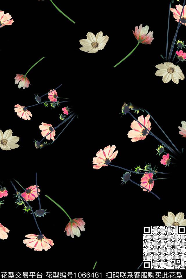 数码华亿平台春夏华亿平台花卉数码印花华亿平台下载（图片编号: 1066481） - 瓦栏（Walan）