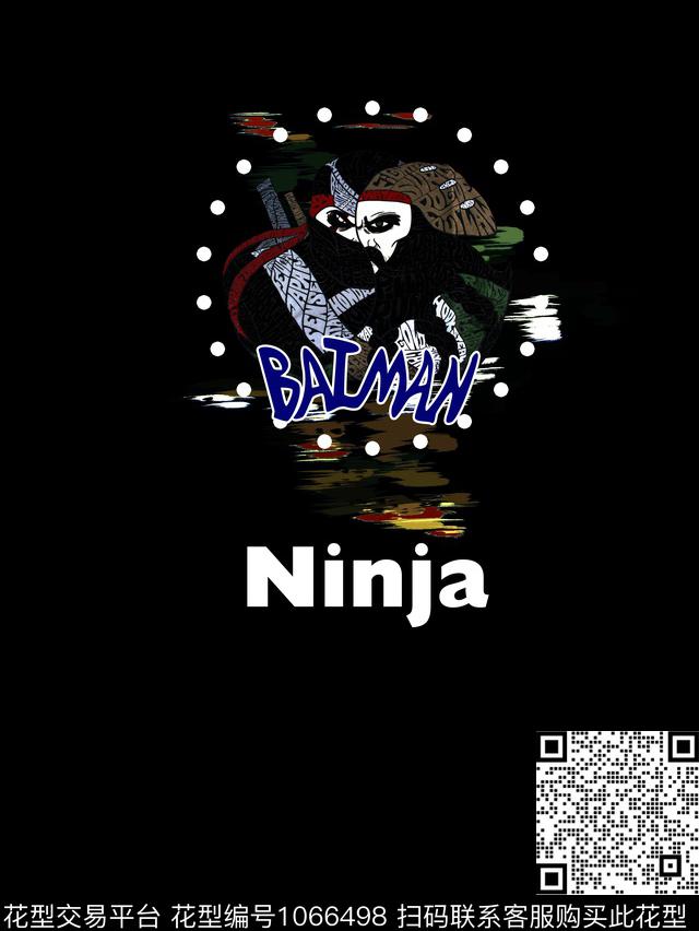 笔触忍者圆形数码印花华亿平台下载（图片编号: 1066498） - 瓦栏（Walan）