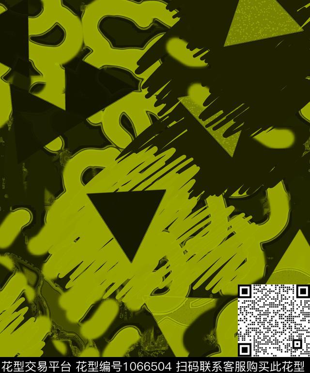 条纹抽象几何数码印花华亿平台下载（图片编号: 1066504） - 瓦栏（Walan）