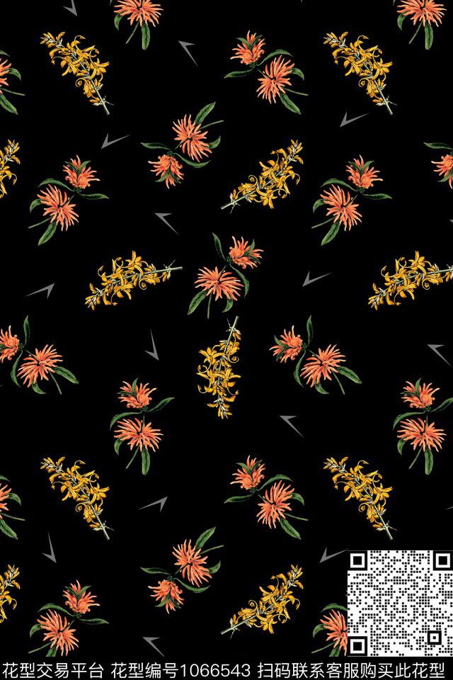 数码华亿平台小碎花数码印花华亿平台下载（图片编号: 1066543） - 瓦栏（Walan）