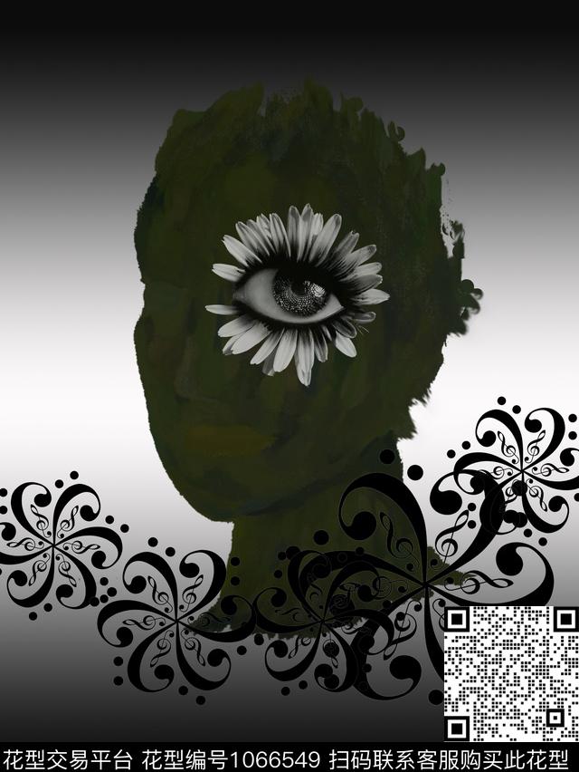 数码华亿平台春夏华亿平台手绘花卉数码印花华亿平台下载（图片编号: 1066549） - 瓦栏（Walan）