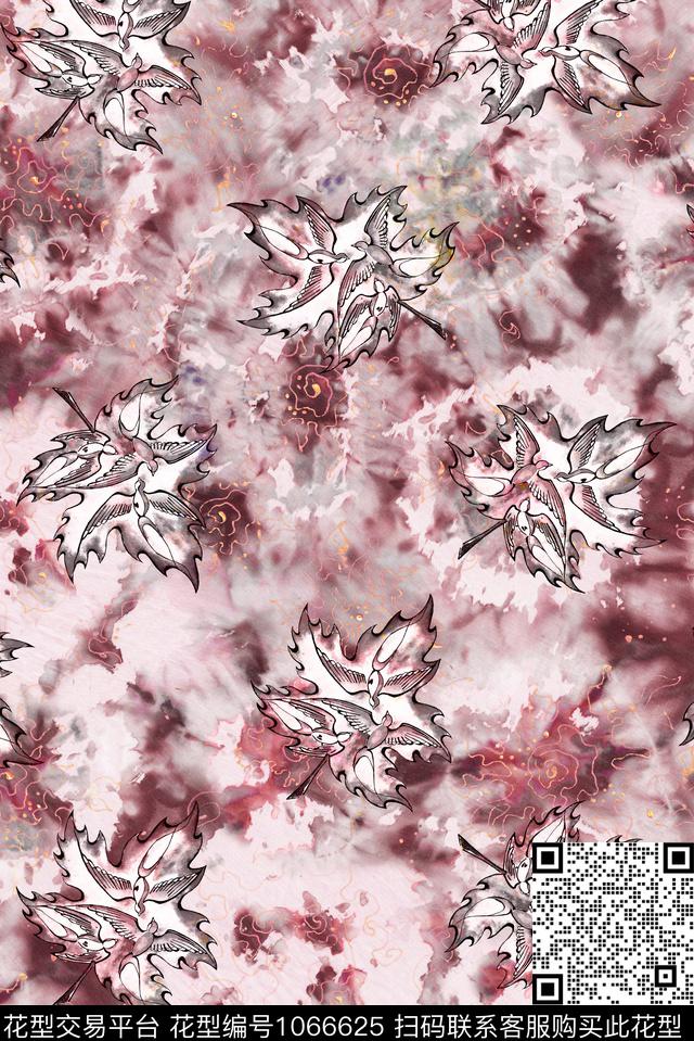 数码华亿平台民族风抽象数码印花华亿平台下载（图片编号: 1066625） - 瓦栏（Walan）