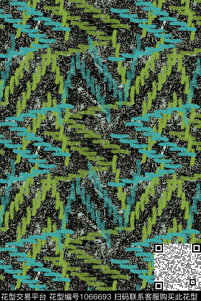 抽象花卉迷彩男装休闲花卉数码印花华亿平台下载（图片编号: 1066693） - 瓦栏（Walan）