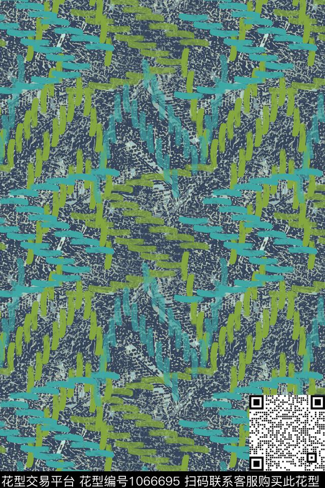 抽象花卉迷彩男装休闲花卉数码印花华亿平台下载（图片编号: 1066695） - 瓦栏（Walan）