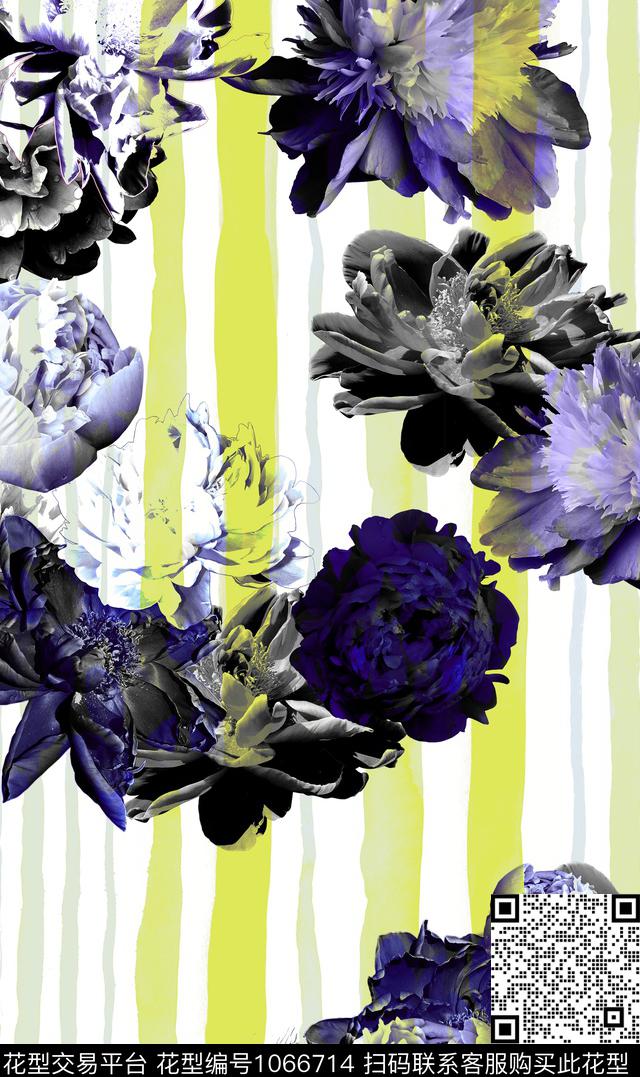 大花数码华亿平台春夏华亿平台数码印花华亿平台下载（图片编号: 1066714） - 瓦栏（Walan）