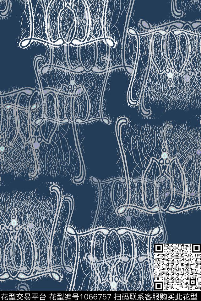 抽象男装男装休闲花卉抽象传统印花华亿平台下载（图片编号: 1066757） - 瓦栏（Walan）