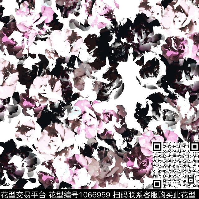 大花数码华亿平台春夏华亿平台数码印花华亿平台下载（图片编号: 1066959） - 瓦栏（Walan）