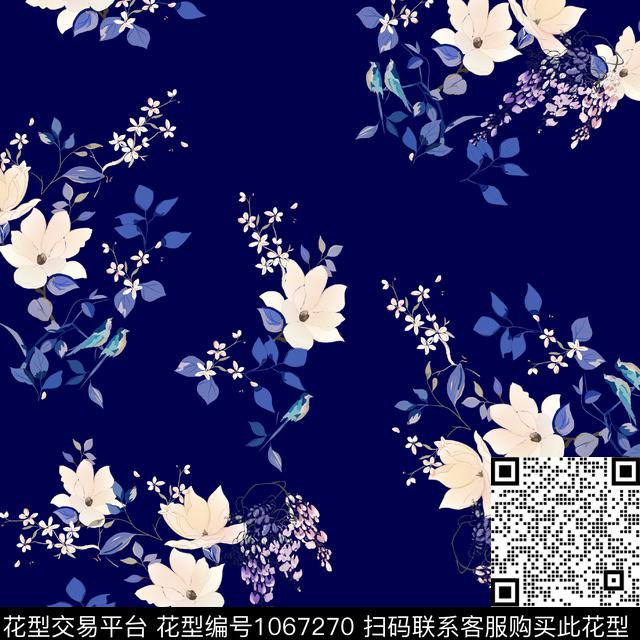花卉3D立体绿植树叶数码印花华亿平台下载（图片编号: 1067270） - 瓦栏（Walan）