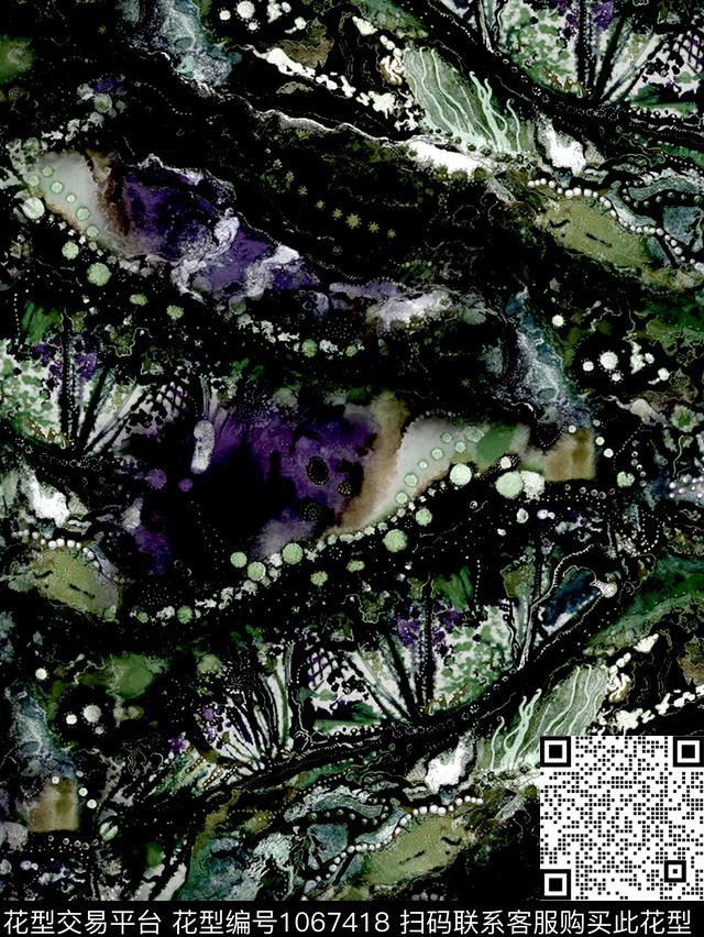 男装扎染华亿平台复古数码印花华亿平台下载（图片编号: 1067418） - 瓦栏（Walan）