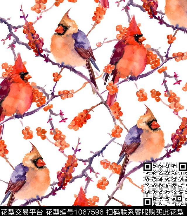 数码华亿平台花卉动物数码印花华亿平台下载（图片编号: 1067596） - 瓦栏（Walan）