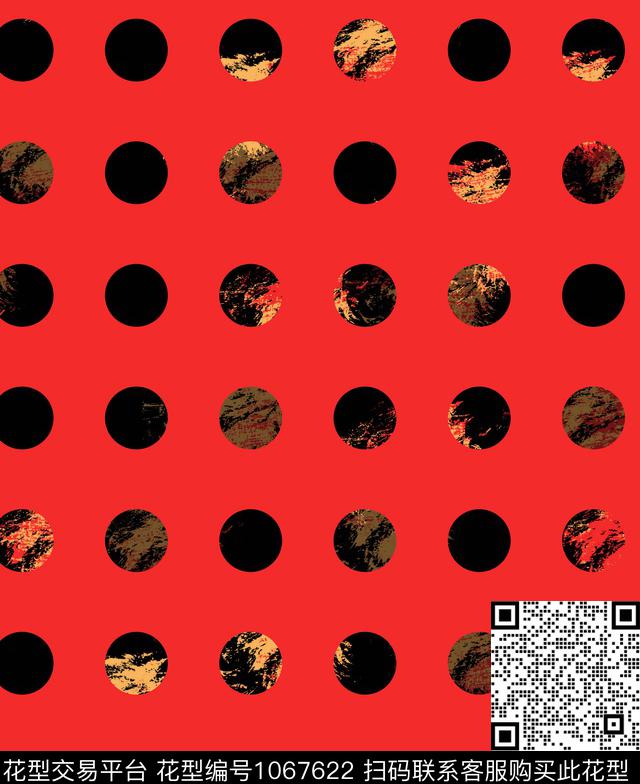 波点女装几何传统印花华亿平台下载（图片编号: 1067622） - 瓦栏（Walan）