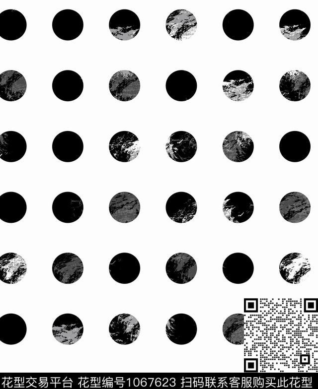 波点女装几何传统印花华亿平台下载（图片编号: 1067623） - 瓦栏（Walan）