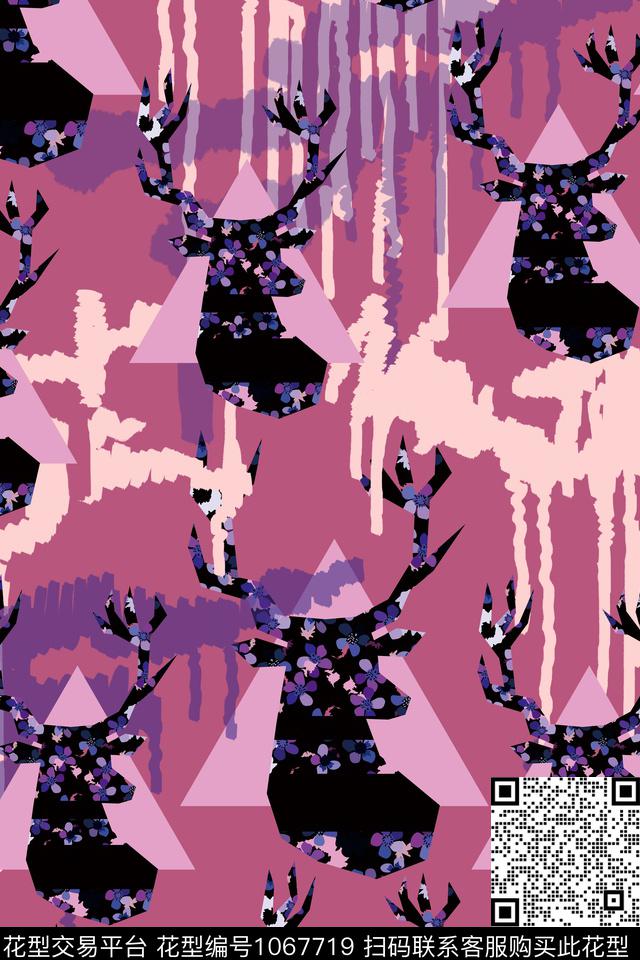 数码华亿平台水墨风大牌风数码印花华亿平台下载（图片编号: 1067719） - 瓦栏（Walan）