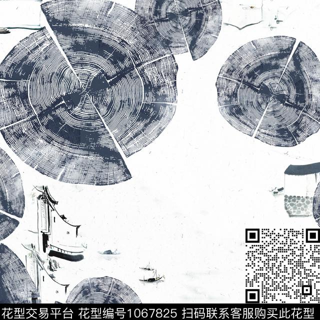 民族风肌理水墨风数码印花华亿平台下载（图片编号: 1067825） - 瓦栏（Walan）