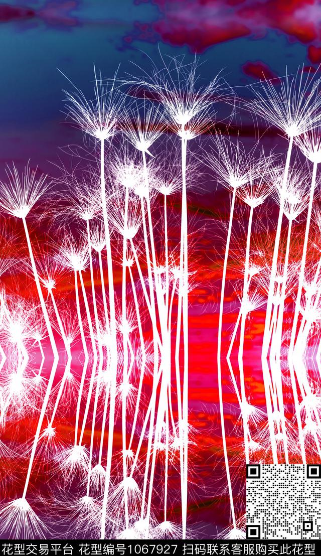 民族风定位花花卉数码印花华亿平台下载（图片编号: 1067927） - 瓦栏（Walan）