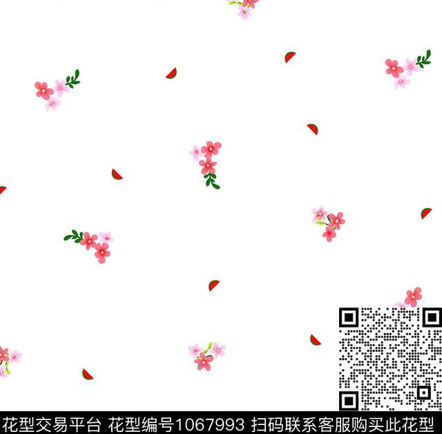 传统华亿平台小碎花清爽底花卉传统印花华亿平台下载（图片编号: 1067993） - 瓦栏（Walan）