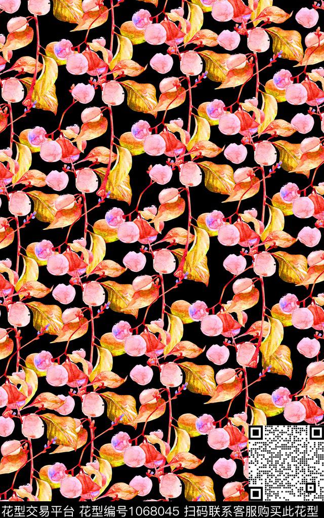 数码华亿平台小碎花花卉数码印花华亿平台下载（图片编号: 1068045） - 瓦栏（Walan）