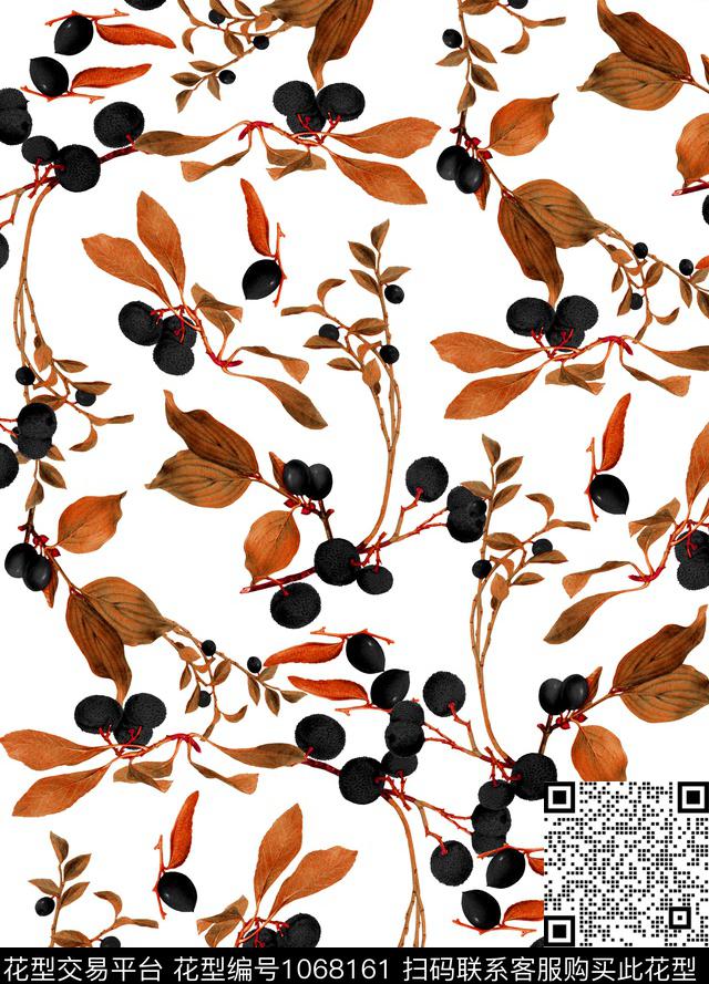 数码华亿平台小碎花大牌风数码印花华亿平台下载（图片编号: 1068161） - 瓦栏（Walan）