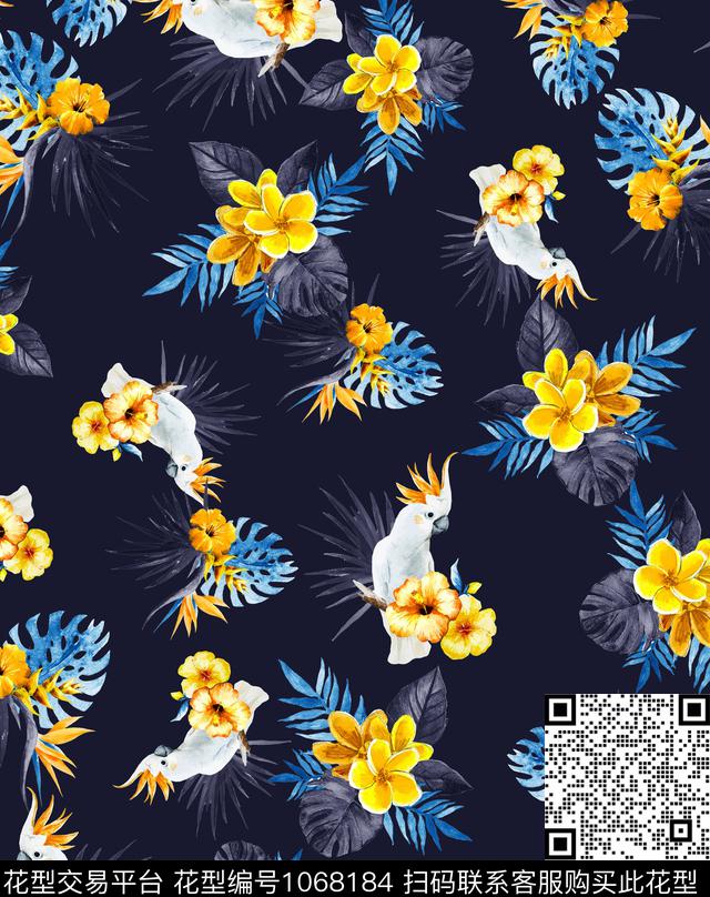 数码华亿平台小碎花动物数码印花华亿平台下载（图片编号: 1068184） - 瓦栏（Walan）