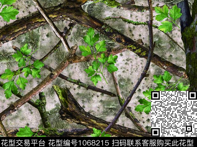 数码华亿平台大树迷彩冷酷数码印花华亿平台下载（图片编号: 1068215） - 瓦栏（Walan）