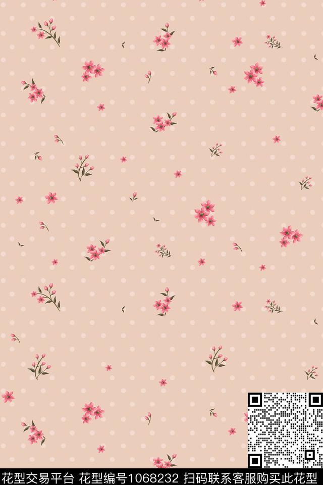 小碎花年轻女性花卉传统印花华亿平台下载（图片编号: 1068232） - 瓦栏（Walan）