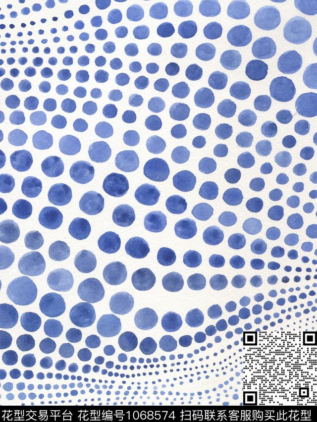 波点数码印花华亿平台下载（图片编号: 1068574） - 瓦栏（Walan）