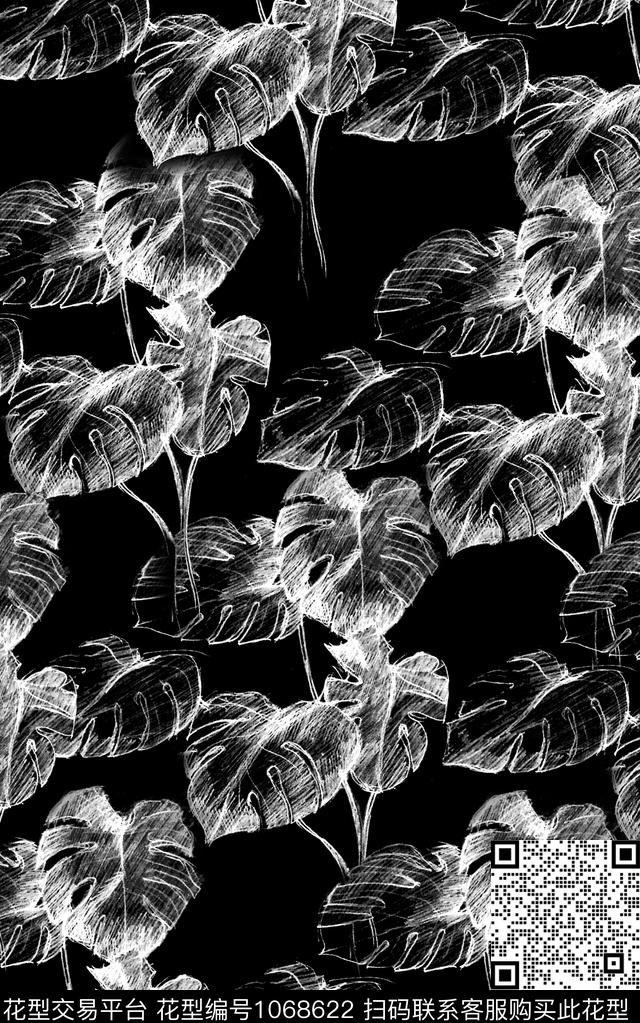 条纹小碎花线条数码印花华亿平台下载（图片编号: 1068622） - 瓦栏（Walan）