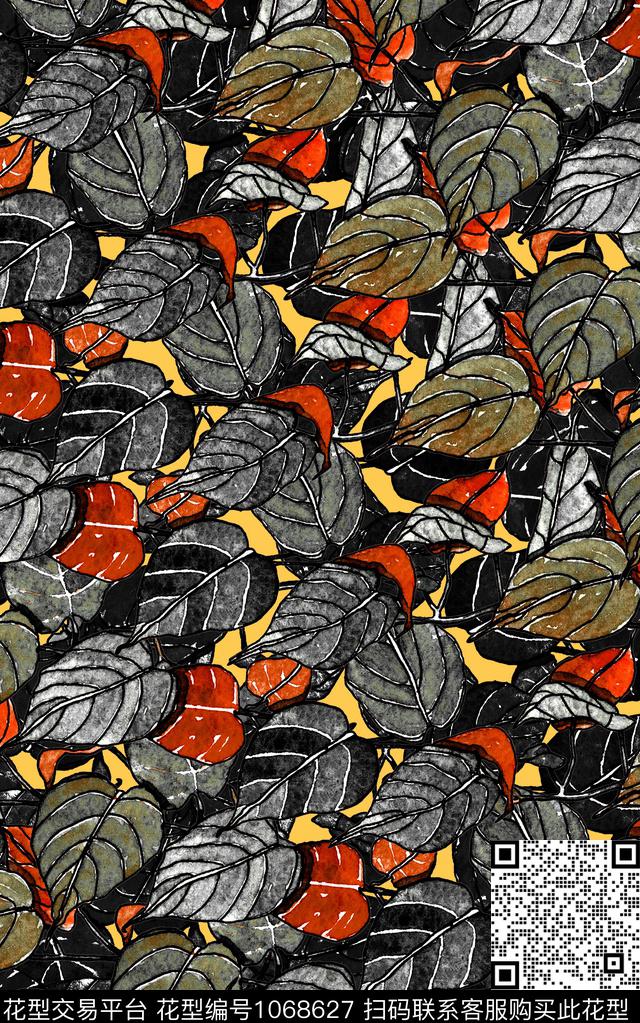 条纹笔触几何数码印花华亿平台下载（图片编号: 1068627） - 瓦栏（Walan）