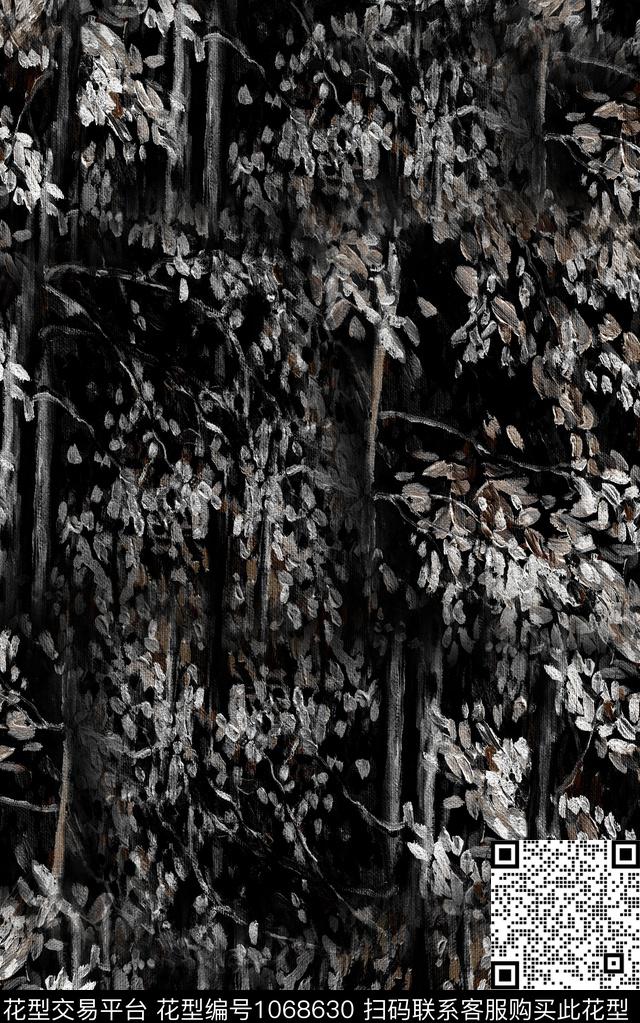 条纹小碎花线条数码印花华亿平台下载（图片编号: 1068630） - 瓦栏（Walan）