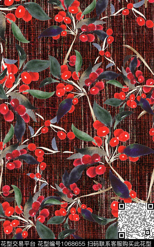 小碎花肌理花卉数码印花华亿平台下载（图片编号: 1068655） - 瓦栏（Walan）