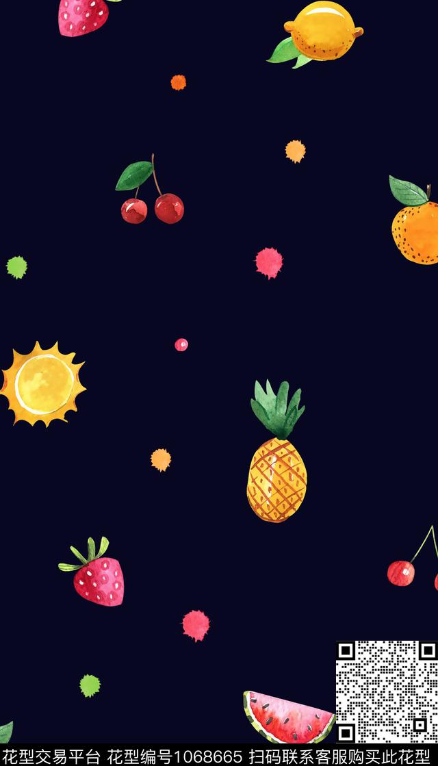 数码华亿平台女装水果数码印花华亿平台下载（图片编号: 1068665） - 瓦栏（Walan）