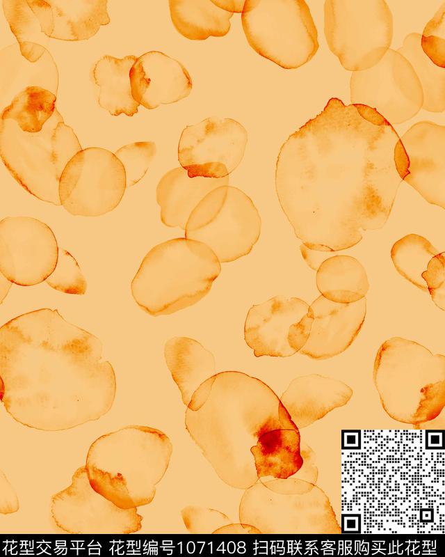 抽象休闲男装数码印花华亿平台下载（图片编号: 1071408） - 瓦栏（Walan）
