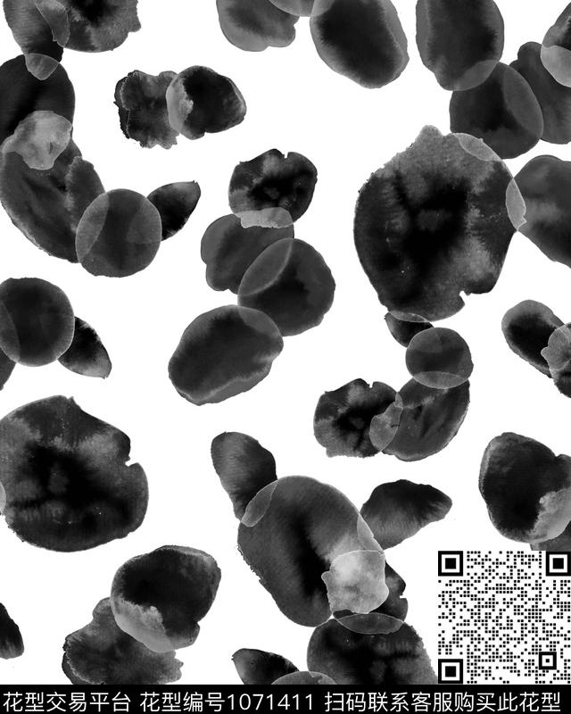 抽象休闲男装数码印花华亿平台下载（图片编号: 1071411） - 瓦栏（Walan）