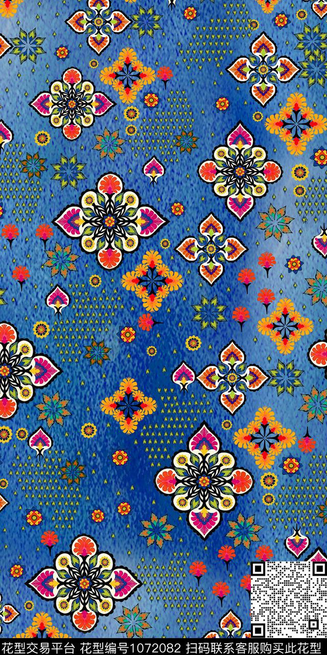 数码华亿平台女装棉麻数码印花华亿平台下载（图片编号: 1072082） - 瓦栏（Walan）