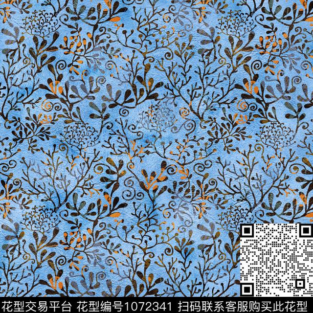 数码华亿平台树枝女装数码印花华亿平台下载（图片编号: 1072341） - 瓦栏（Walan）