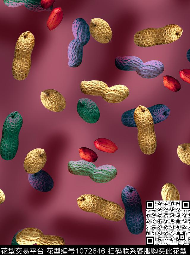 香云纱女装花生数码印花华亿平台下载（图片编号: 1072646） - 瓦栏（Walan）