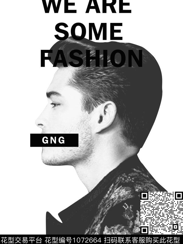 字母人物侧面传统印花华亿平台下载（图片编号: 1072664） - 瓦栏（Walan）