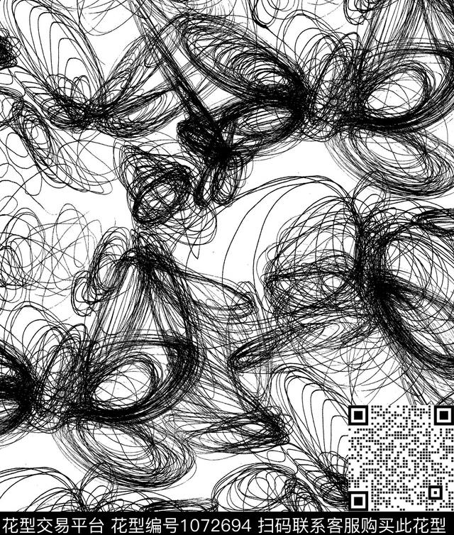数码华亿平台抽象大牌风数码印花华亿平台下载（图片编号: 1072694） - 瓦栏（Walan）