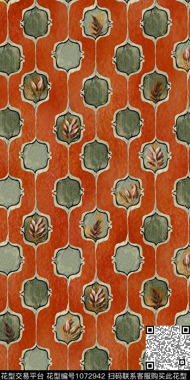 数码华亿平台女装几何数码印花华亿平台下载（图片编号: 1072942） - 瓦栏（Walan）