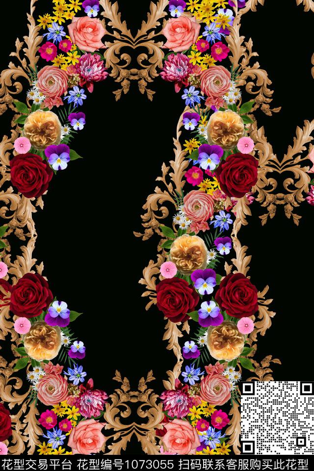 数码华亿平台小碎花花卉数码印花华亿平台下载（图片编号: 1073055） - 瓦栏（Walan）