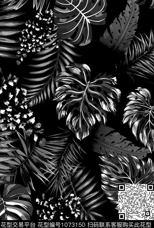 男装花卉大牌风数码印花华亿平台下载（图片编号: 1073150） - 瓦栏（Walan）