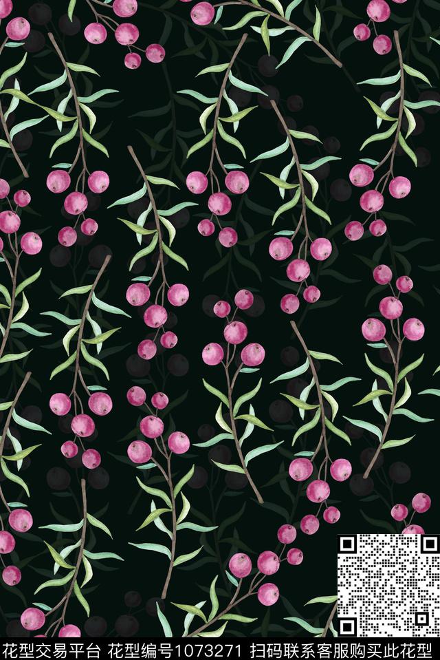 小碎花花卉清爽底花卉数码印花华亿平台下载（图片编号: 1073271） - 瓦栏（Walan）