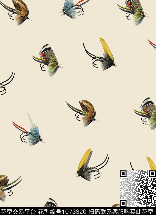 昆虫女装蜻蜓数码印花华亿平台下载（图片编号: 1073320） - 瓦栏（Walan）