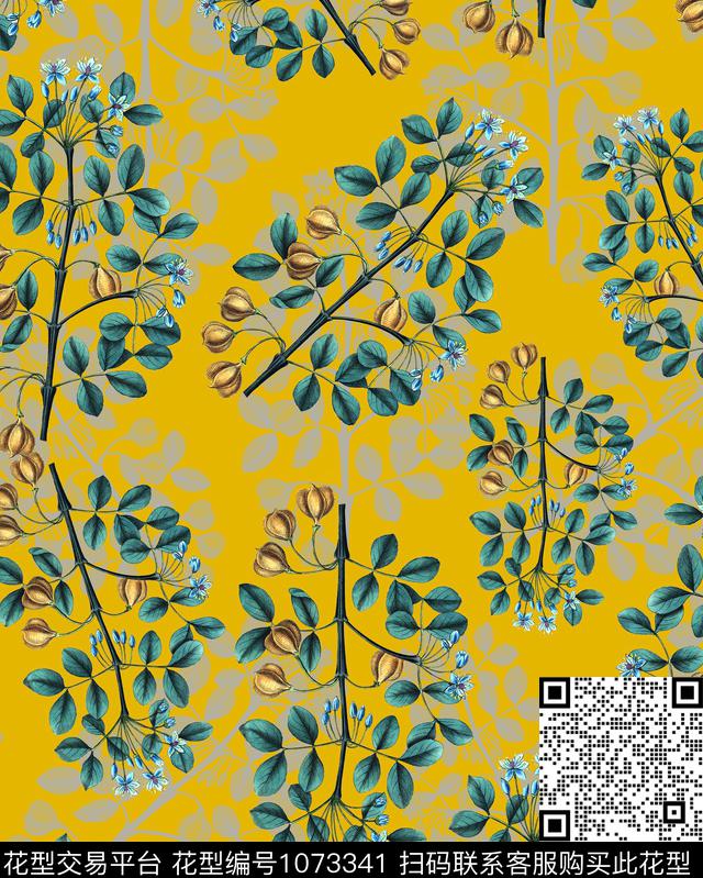 女装植物水果数码印花华亿平台下载（图片编号: 1073341） - 瓦栏（Walan）