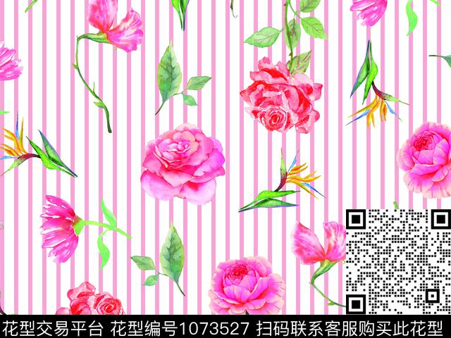 数码华亿平台花瓣春夏华亿平台数码印花华亿平台下载（图片编号: 1073527） - 瓦栏（Walan）