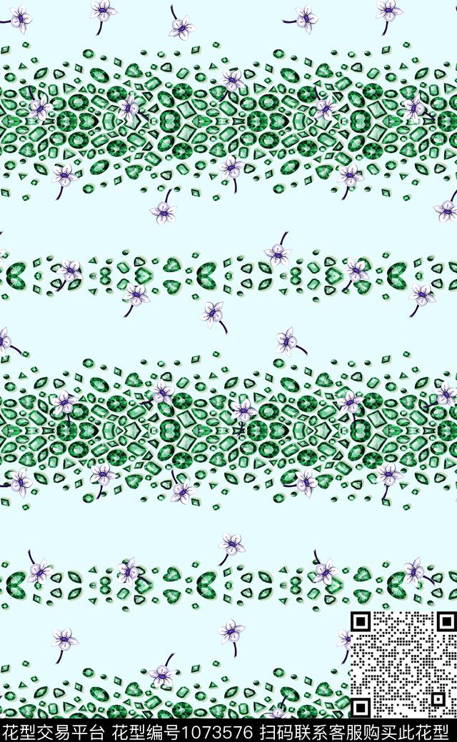 珠宝宝石床品家纺类数码印花华亿平台下载（图片编号: 1073576） - 瓦栏（Walan）