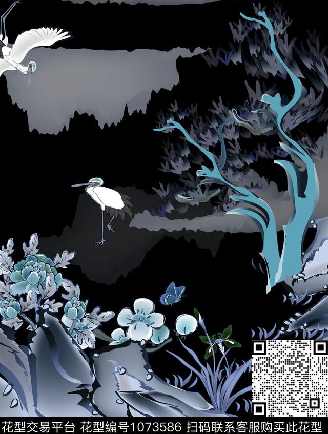 男装复古大牌风数码印花华亿平台下载（图片编号: 1073586） - 瓦栏（Walan）