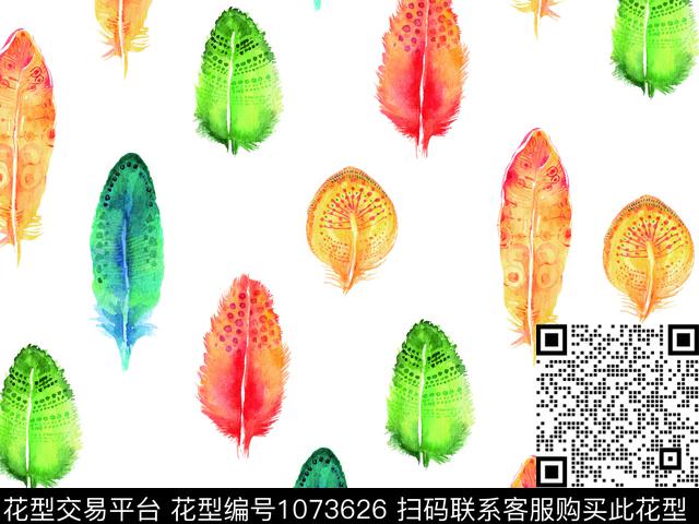 数码华亿平台春夏华亿平台羽毛数码印花华亿平台下载（图片编号: 1073626） - 瓦栏（Walan）