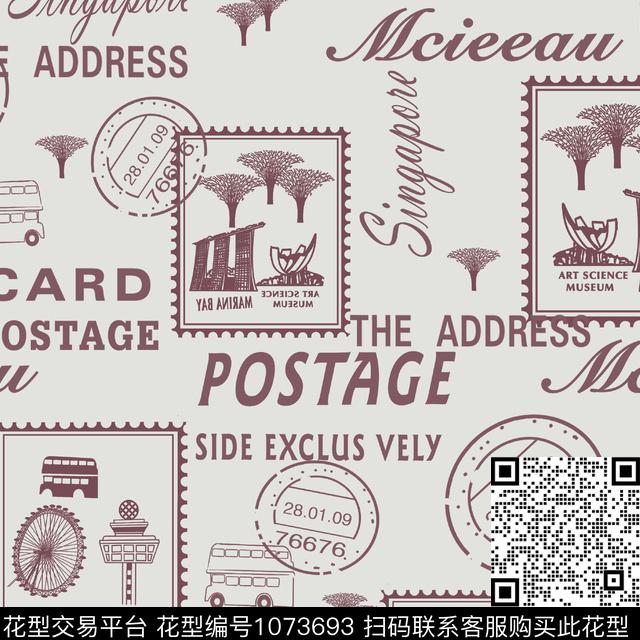 字母欧洲3D立体数码印花华亿平台下载（图片编号: 1073693） - 瓦栏（Walan）