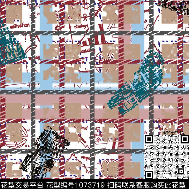 格子女装几何传统印花华亿平台下载（图片编号: 1073719） - 瓦栏（Walan）